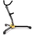 Hercules DS530BB Alto/Tenor Saxophone Stand with Bag,Black