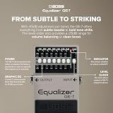 BOSS GE-7 Equalizer 7 Band Graphic Pedal Guitar EQ with Level Control view 4