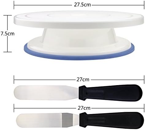 Plateau à Gâteaux, WisFox Kit de Pâtisserie Plateau Tournant de Gâteau 39 Pcs Gâteaux Tournant, Poches et Douilles, Seringue Patisserie, Brosse, Spatule à Glaçage pour Cuisine Décoration de Gâteaux - Cuisine A Vivre Plateau à Gâteaux, WisFox Kit de Pâtisserie Plateau Tournant de Gâteau 39 Pcs Gâteaux Tournant, Poches et Douilles, Seringue Patisserie, Brosse, Spatule à Glaçage pour Cuisine Décoration de Gâteaux