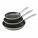 Farberware Skillet Set Triple Pack with Stainless Handles