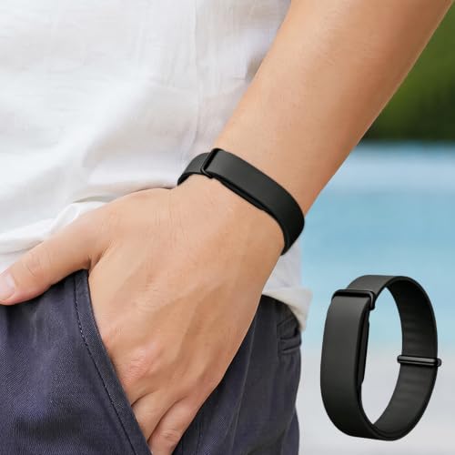 Portable Fitness Tracker Band For Google Fitbit Air Waterproof & Sweatproof Soft Perforated Wristband Multi-Purpose Adjustable Buckle Replacement Straps for Everyday Wear