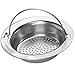 2 PCS Kitchen Sink Strainer, Robot Bee 4.5 Inch Diameter Stainless Steel Kitchen Sink Basket Strainer