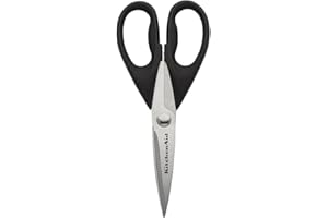 KitchenAid All Purpose Kitchen Shears with Protective Sheath for Everyday use, Dishwasher Safe Stainless Steel Scissors with 