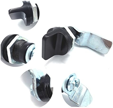 Cam Lock for Cabinet Zinc Alloy Black Finish Keyless Liping Locks Mms204
