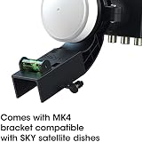 Visiblewave Quad LNB 4 Output 4K HD for SKY/Freesat with Bracket view 2