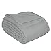 Cosy House Collection Premium Down Alternative Comforter - Silver - All Season Bedding - Lightweight and Machine Washable - Duvet Insert - (Full/Queen)