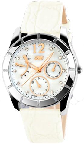 Fashion White Leather Wrist Watches for Women