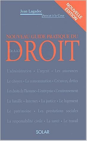 Amazonfr Nouveau Guide Pratique Du Droit Jean Lagadec - 