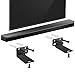 Lenink Wall Mount Bracket, Sound Bar Wall Mount Compatible with Bose WB-300 Sound Touch 300 Soundbar 500 and 700 Speaker (1 Pair, Black)