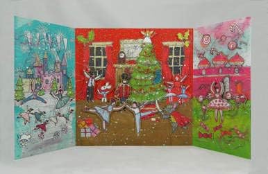 Swiss Kiss The Nutcracker Slot-In Reusable Advents Christmas Advent Calendar 290 x 290 mm 24 slot in pieces - Image 3