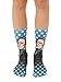 Living Royal People Crew Socks, 3D Print, Colorful & Durable, One Size Fits Most, Made in USA, Alexander Hamilton Design
