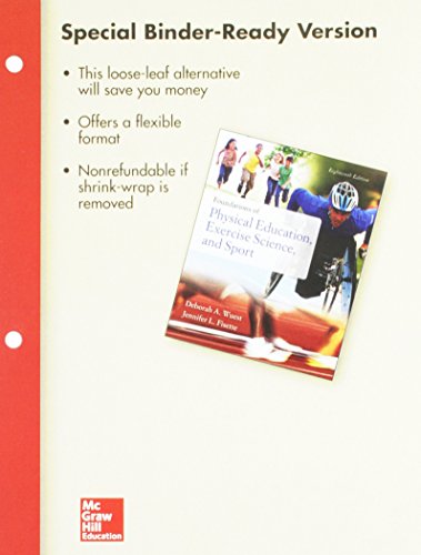 Loose Leaf for Foundations of Physical Education, Exercise Science, and Sport with Connect Access Card