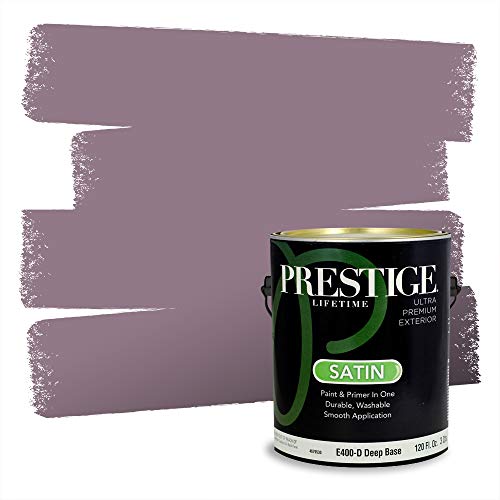 PRESTIGE Paints Exterior Paint and Primer In One, 1-Gallon, Satin, Comparable M…