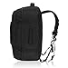 Hynes Eagle Travel Backpack 40L Flight Approved Carry on Backpack Men Large Cabin Weekender Laptop Backpack Women 15.6 inches Black 2017