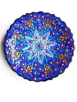 Ayennur Turkish Decorative Plate Handmade Ceramic Ornament for Home&Office Wall Decor