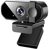 NUYIWANK Webcam for PC, 1080P Streaming Camera, Web Camera for Desktop/Laptop Computer Webcam with Microphone, Plug and Play USB Web Cam, for Live Streaming, Video Calls