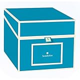 Semikolon Multimedia CD/DVD/Photo Storage Box, Turquoise (31819)
