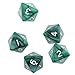 MonkeyJack 10pcs 8 Sided Dice D8 Polyhedral Dice for Dungeons and Dragons Green