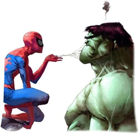 Every New Day Superhero Series Hulk Vs Spiderman Fighting Unique Custom Zippered Pillow Cases 18x18 inches(45x45cm) (Two sides)