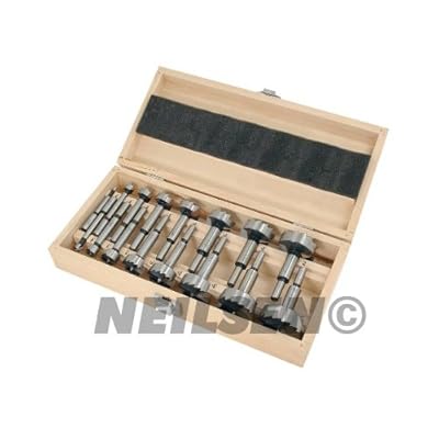 Fisch 16-Piece Imperial Black Shark Forstner Bit Set With Wooden Box - Hardware&Tools Online Store - View #6
