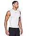 Under Armour Men's UA HeatGear Armour Sleeveless Compression Shirt XXL White