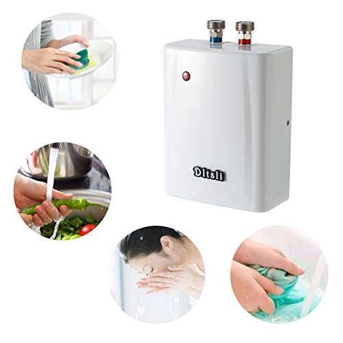 240V 5.5KW Extra Mini Electric Instant Tankless Water Heater for Wash Basin Kitchen Bathroom Sink