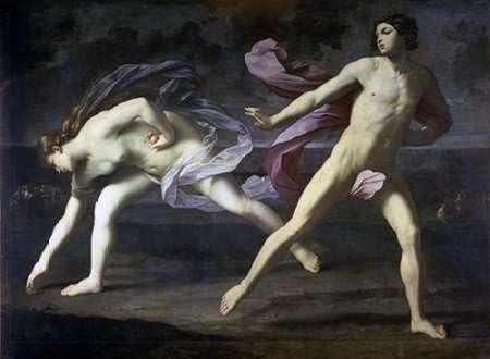 Atalanta and Hippomenes Poster Print by Guido Reni (9 x 12)