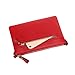 Women Leather Crossbody Bag,Clutch Purse Shoulder Bag for Travelling Red
