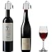 Wine Stoppers 2 PACK, SaikerMan Stainless Steel Wine Bottle Plug Saver, Reusable Vacuum Rubber Sealer, Keeps Wine Fresh