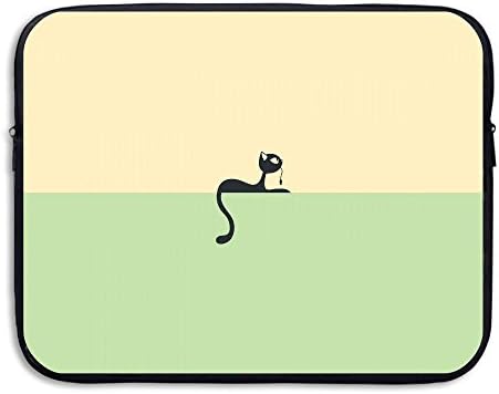 Hongtuqiche Minimal Cat And Mouse Laptop Sleeve,Electronics Bag Neoprene Protective Waterproof Slim Laptop Sleeves Notebook Bag Accessories For Macbook Air Pro 13 Inch 15 Inch Laptop