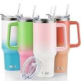 MaxBase 40 oz Tumbler with Handle and Straw