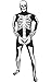Morphsuits Adult Skeleton Costume Men, Mens Skeleton Costume Glow in Dark, Skeleton Adult Costume, Glow in Dark Skeleton XL
