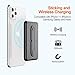 AIDEAZ Wireless Power Bank Mini Portable Charger 5000mAh, with Phone Finger Ring Holder Stand Qi Wireless Charger, Compatible with iPhone 8/X/Xs/XR/11 Pro/Nintendo Switch/Samsung S9/S9+/S10/S10+ etc.