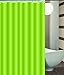 BH Home Shower Curtain Polyester Fabric Water Resistant Shower Curtain or Liner. Hotel Collection Quality.(Lime Green)