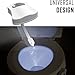 Night Light Lamp QIAYA [Motion Sensitive] Nightlight Toilet Seat[7-color light] Low Blue Night Light with Battery Universal for Any Toilet Seat-White