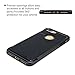 iPhone 7 Plus Case Moonmini Shockproof Slim Fit 2 in 1 Soft TPU Bumper Hard PC Case Brushed Texture Back Cover Protector Shell for iPhone 7 Plus , Black