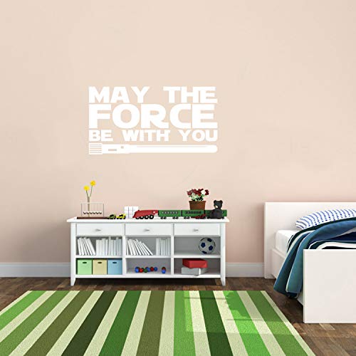 Vinyl Wall Art Decals - May The Force Be with You - 12