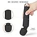 SEXBON Wand Massager With 25x Multi-speed Vibration, G-Spot and Clitoris Stimulator,  Mysterious Black