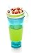 Snack Drink Cup with Straw - Perfect Plastic Drinking Cup for Kids – Top Snack Tray Can Hold Your Favorite Snacks, Veggies or Fruits