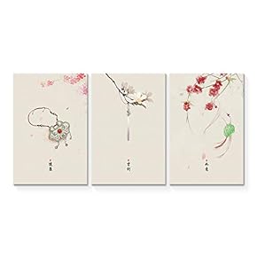 Wall26-3 Panel Canvas Wall Art- Chinese Style Painting...