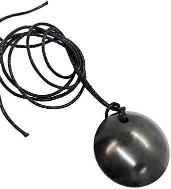 naturesuppliesShungite Pendant Lens 3cm Necklace, Authentic stone from Russia, Shungite Jewellery, EMF protection