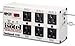 Tripp Lite Isobar 6 Outlet Surge Protector, 6ft. Cord, Right-Angle Plug, Tel/Fax/Modem, Metal, & $50,000 INSURANCE (ISOTEL6 ULTRA)