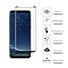 [3-Pack] Samsung Galaxy S8 Screen Protector , [No Bubble][Case-Friendly][3D coverage] PET HD Screen Protector Film for Samsung Galaxy S8 Black