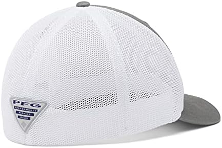 Unisex PFG Mesh Fish Flag Ball Cap, Titan/Weiß, L/XL