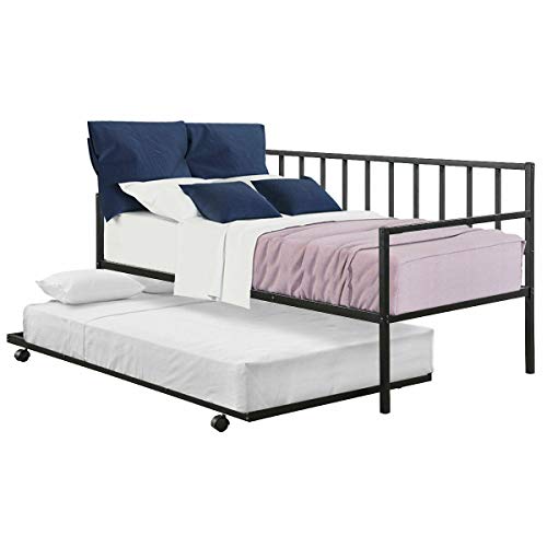  Twin Size Daybed And Trundle Frame Set Trundle
