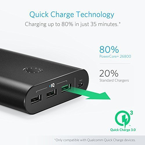 Anker-PowerCore-26800-Premium-Portable-Charger-High-Capacity-26800mAh-External-Battery-with-Qualcomm-Quick-Charge-30-in-and-output-Includes-PowerPort-1-Wall-Charger