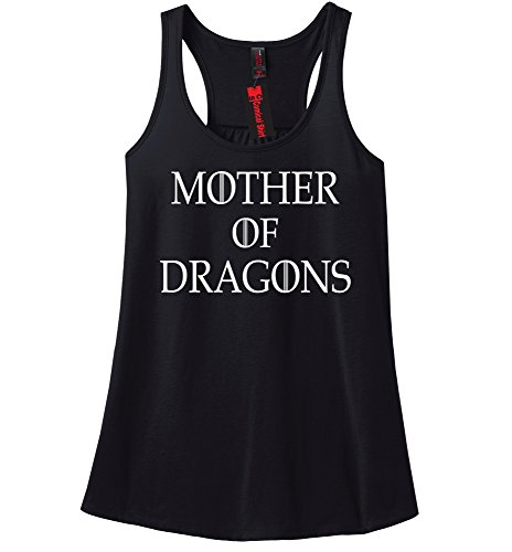 Comical Shirt Ladies Mother Dragons T Shirt Thrones TV Show Gamer Gift Racerback
