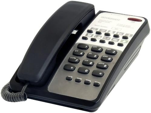 Interquartz Voyager Hotel Handset With Modem Port - Black