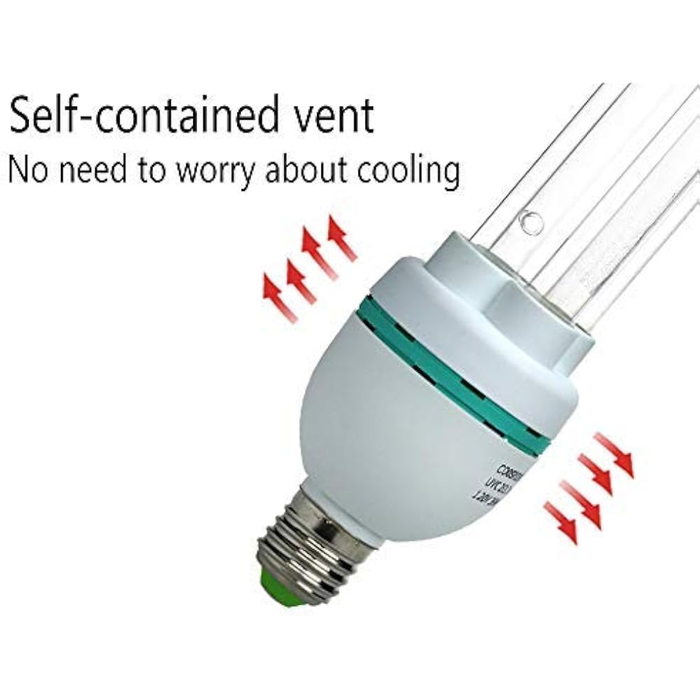 Qualirey 36W UVC Ozone Light With Remote & Timer – Covers 500 Sq Ft | Safe Disinfection For Home & Car