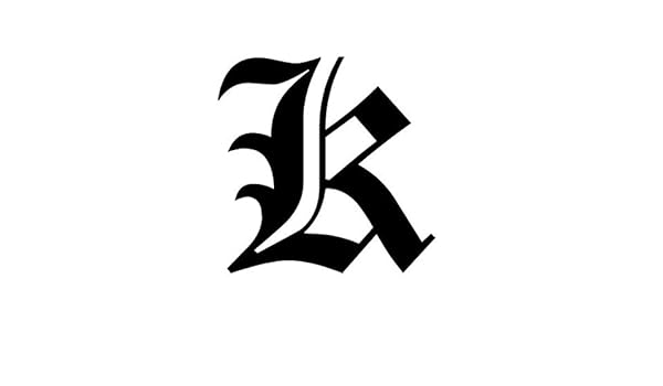 Amazon Com Death Note Anime Kira Logo Vinyl 4 Tall Color